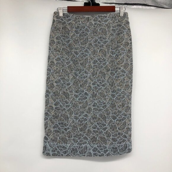 BCBGMaxAzria Haze Grey Floral Lace Bridette Crop Top & Matching Skirt size S - Picture 6 of 16